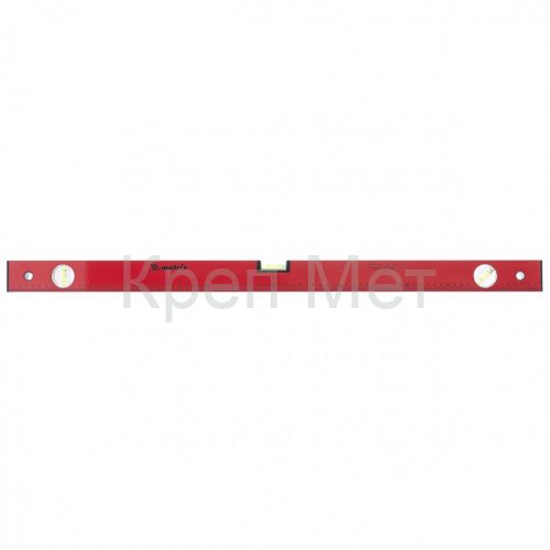 Уровень алюминиевый, 800 мм, 3 глазка, красный, линейка Matrix