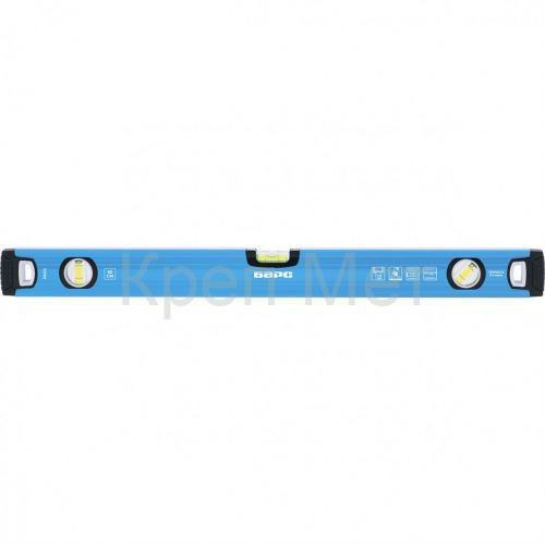 Уровень алюминиевый, 1500 мм, профиль 1,6 мм, фрезерованный, ударопрочные заглушки, 3 глазка Барс