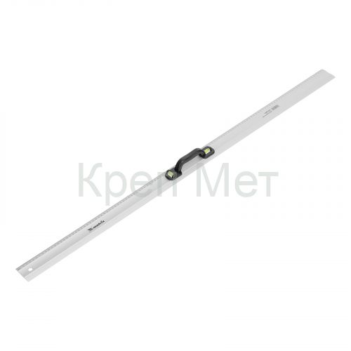 Линейка-уровень, 1200 мм, металлическая, пластмассовая ручка 2 глазка Matrix