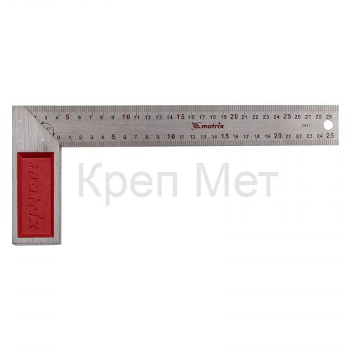 Угольник стальной, 300 мм, градуировка Matrix