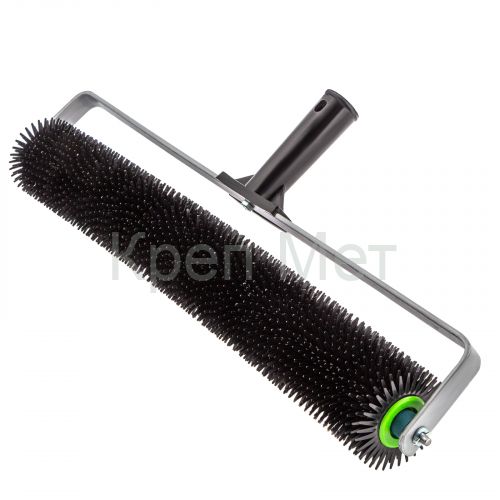 Валик игольчатый для наливных полов с рамой, острая игла, 500 мм Сибртех