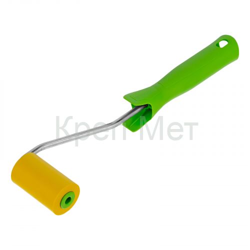 Валик прижимной резиновый с ручкой, 50 мм, D ручки 6 мм Сибртех