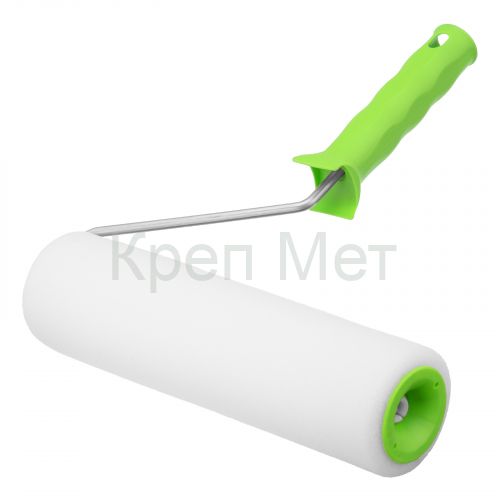 Валик "Поролон" с ручкой, 250 мм, D 48 мм, D ручки 6 мм Сибртех