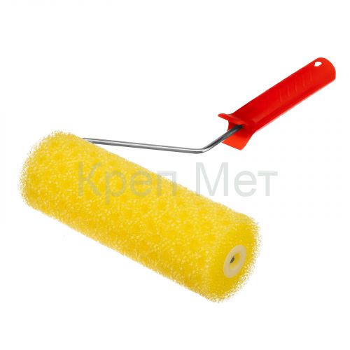 Валик "Структурный" поролоновый с ручкой, "горошек", 230 мм, D 80 мм, D ручки 6 мм MTX