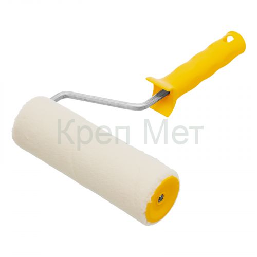 Валик "Лаки", 180 мм, ворс 5 мм, D 48 мм, D ручки 8 мм, Велюр Сибртех