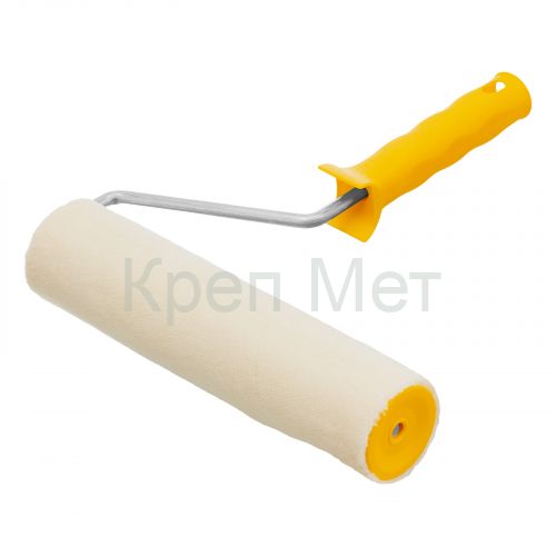 Валик "Лаки", 250 мм, ворс 5 мм, D 48 мм, D ручки 8 мм, Велюр Сибртех