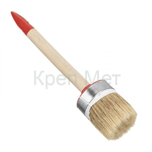 Кисть круглая, Профи №16 (55 мм) натуральная щетина, деревянная ручка MTX