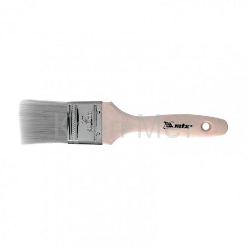 Кисть плоская Platinum 2", искусственная щетина, деревянная ручка MTX