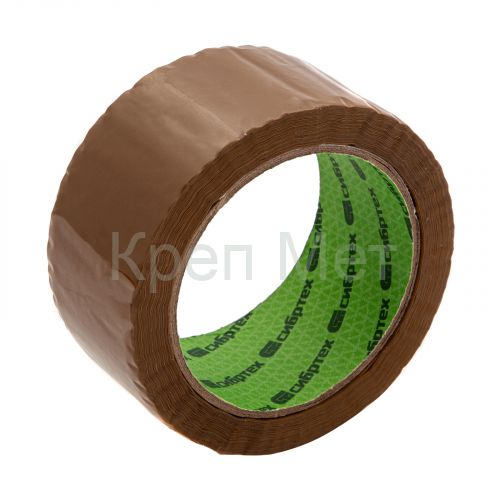 Клейкая лента, 50 мкм, 48 мм х 66 м, цвет коричневый Сибртех