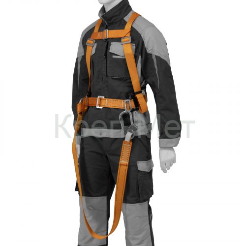 Удерживающая привязь УП IIД, с наплечными лямками, А-строп из синтетической ленты Сибртех