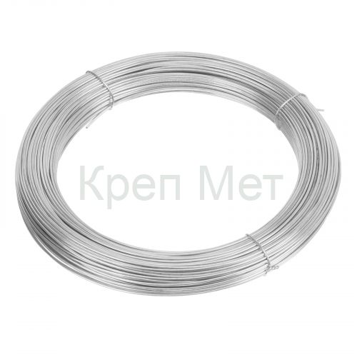 Проволока стальная 50 м, оцинкованная, термообработанная 1.2 мм Сибртех