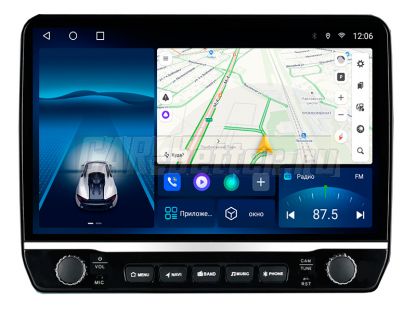 Магнитола Kia Sorento 2 XM рестайлинг 2012-2021, с регуляторами, 9' экран, черный (KP-KN9-OL-9794-1)