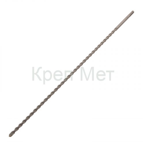 Бур по бетону, двойная спираль, три пылеотводящие кромки, 12 x 600 мм DENZEL