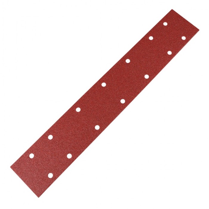 Betacord Rubin P120 Абразивная полоска на пластике 70х420мм. 14 отверстий, в упаковке 100шт.