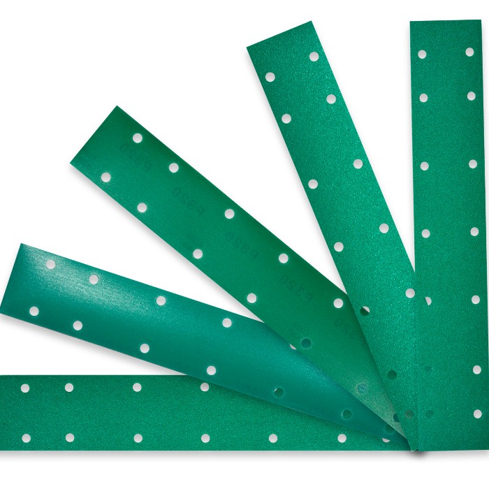 Betacord Malahit P180 Абразивная полоска 70х420мм. 14 отверстий, в упаковке 100шт.