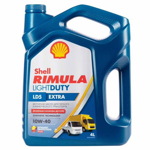 Shell Rimula LD5 Extra 10W-40, 4л