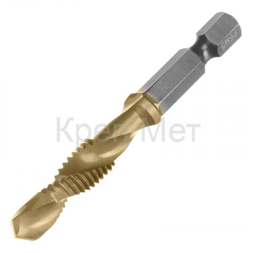 Сверло-метчик М8 х 1,25 мм, Р6М5// Denzel
