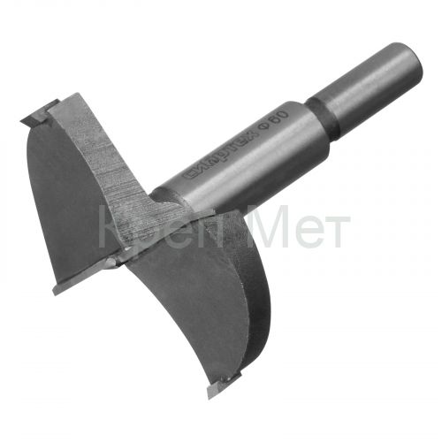 Сверло Форстнера по дереву, 60 мм, цилиндрический хвостовик Сибртех