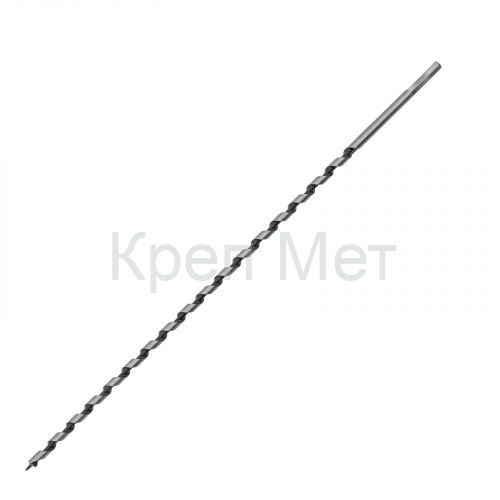 Сверло по дереву шнековое, 8 х 460 мм, шестигранный хвостовик Matrix