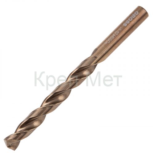 Сверло спиральное по металлу, 12 мм, HSS-Co Gross