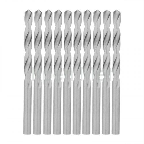 Сверло по металлу, 6.5 мм, полированное, HSS, 10 шт, цилиндрический хвостовик Matrix