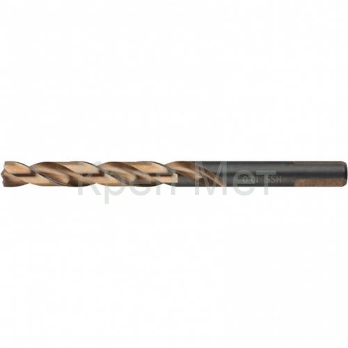 Сверло спиральное по металлу, 4.8 x 80 мм, Р9М3, многогранная заточка Барс