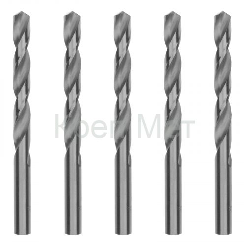 Сверло по металлу, 11 мм, полированное, HSS, 5 шт, цилиндрический хвостовик Matrix