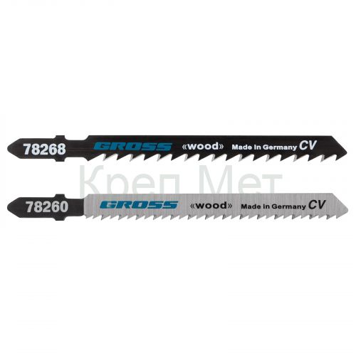 Набор полотен для электролобзика по дереву, 2 шт, 78254 Gross