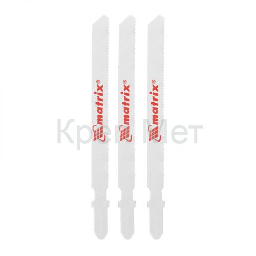 Полотна для электролобзика по металлу, 3 шт, 75 х 1.2 мм, BIM, EU- хвостовик Matrix