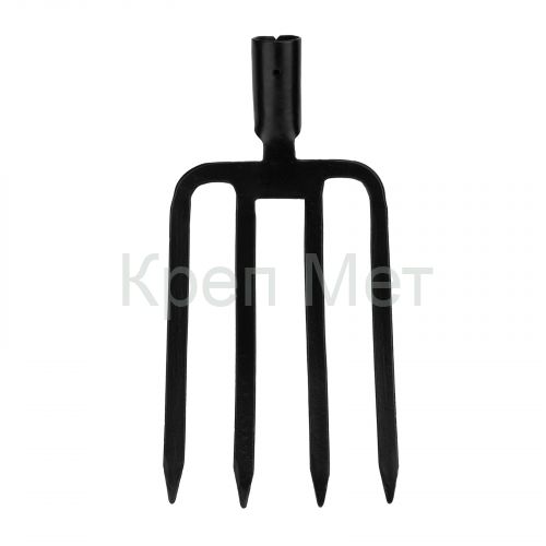 Вилы 4-х рогие, огородные, 180х280 мм, кованые, без черенка, Сибртех