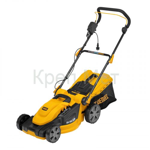Газонокосилка электрическая GM-1800, 1800 Вт, шир. 38 см, 6 уров., травосб. 40 л. Denzel