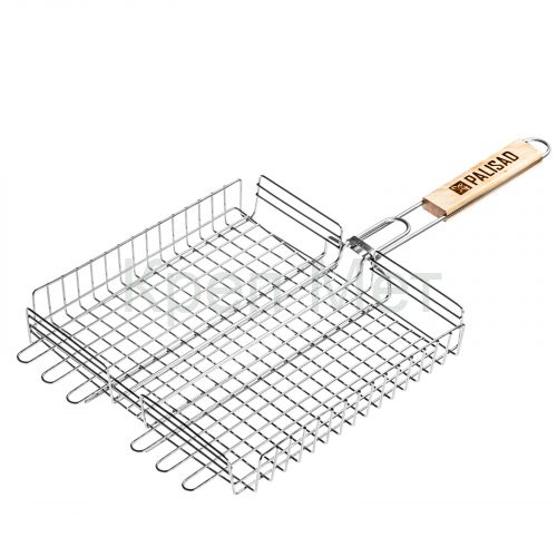 Решетка-гриль 340х340х60 мм, объемная, нержавеющая сталь, Camping Palisad