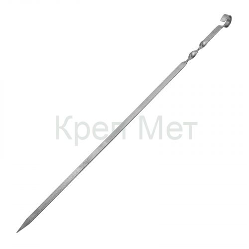 Шампур плоский, 750 х 12 х 2 мм, нержавеющая сталь, Camping Palisad