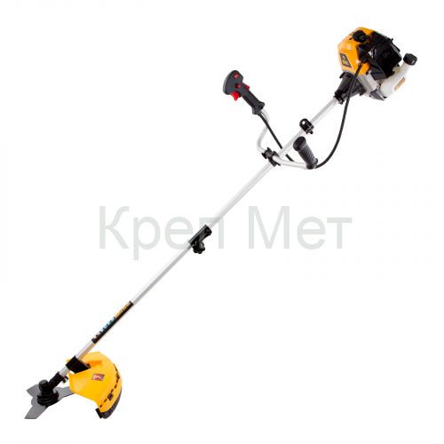 Триммер бензиновый DR-43S, 43 см3, разъемная штанга, состоит из 2 частей Denzel