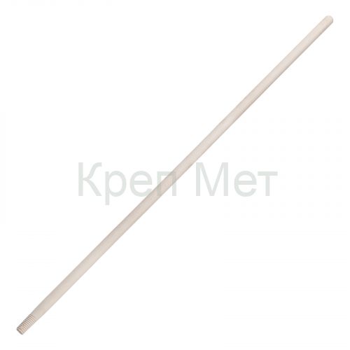 Черенок деревянный, 23 х 1200 мм, высший сорт, с резьбой (подходит для метел, щеток) Сибртех