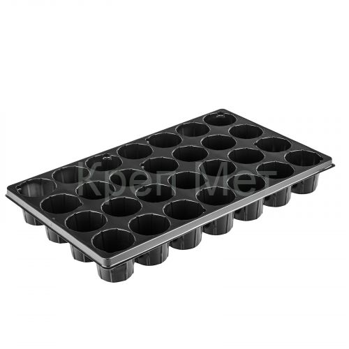 Кассета для рассады, 520 х 310 х 60 мм, 28 ячеек, полистирол,
