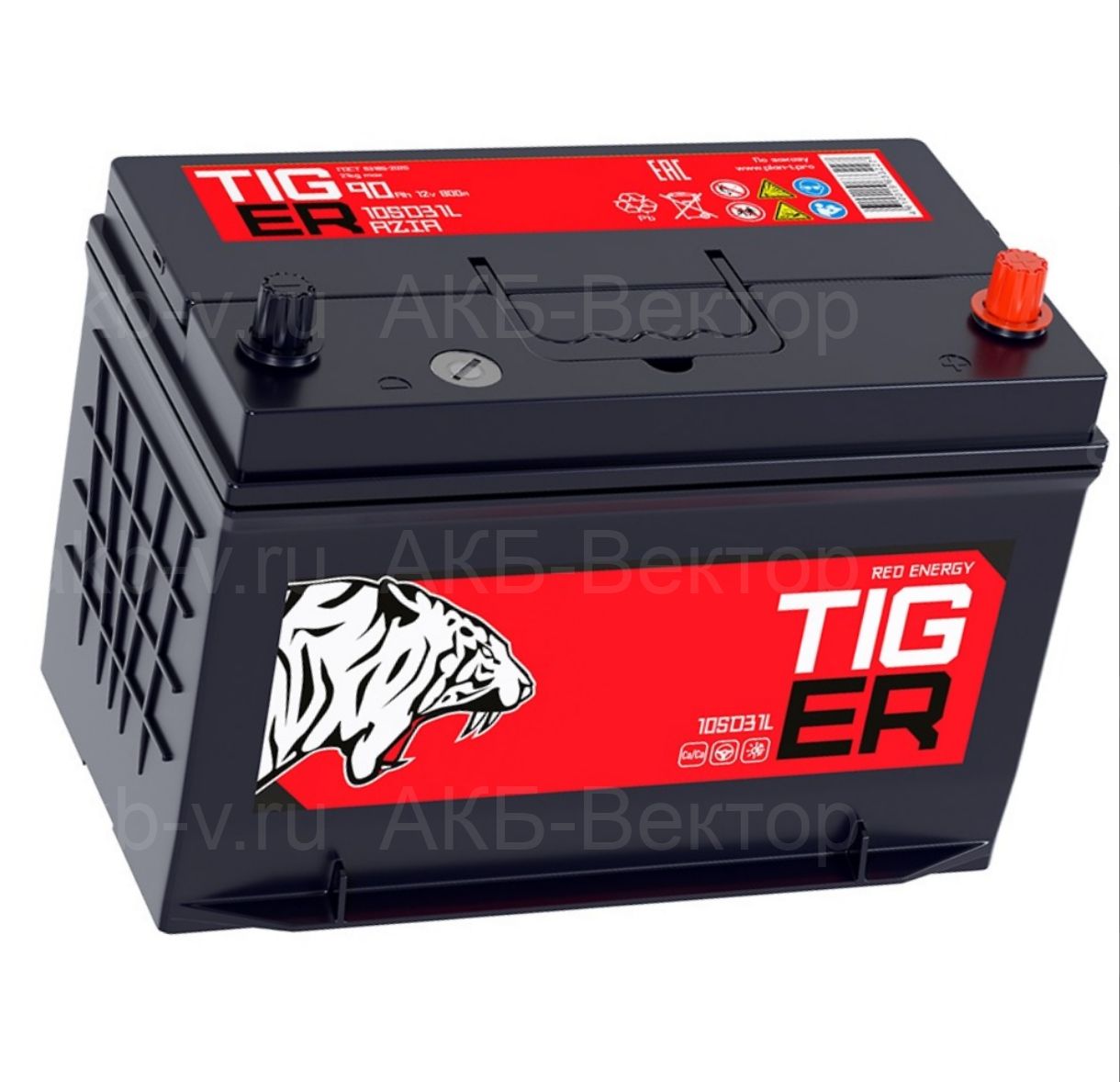 АКБ Tiger Red Energy 90Ач 800А 105D31L