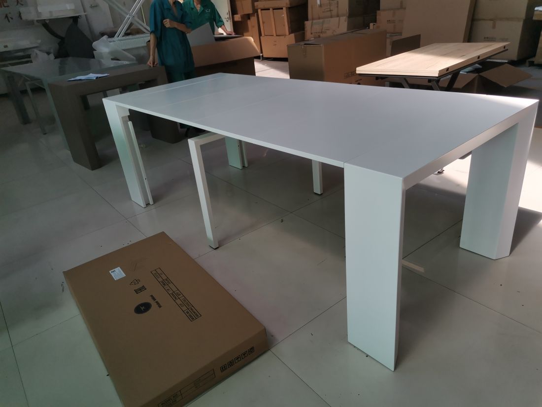 Стол консоль-трансформер B 2316 F White matte