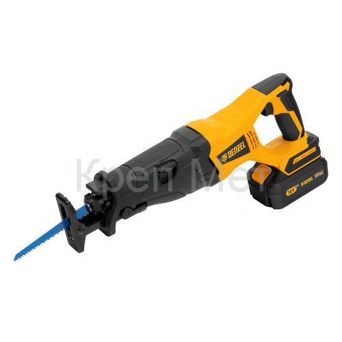 Пила сабельная аккумуляторная бесщет BRC-120,  18В Li-Ion Denzel