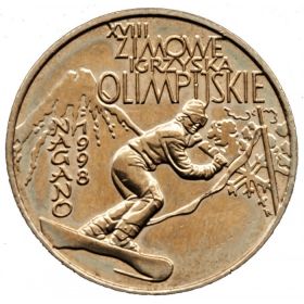 XVIII зимние олимпийские игры в Нагано 2 злотых 1998