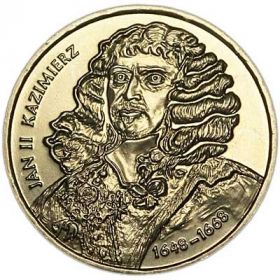 Ян II Казимир Ваза (1648-1668) 2 злотых Польша 2000