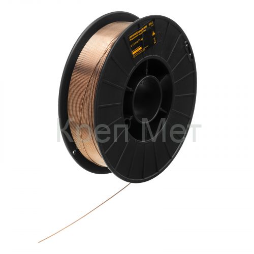 Омедненная проволока ER70S-6, диам. 1,2 мм, 5 кг, диам. катушки D200 Denzel