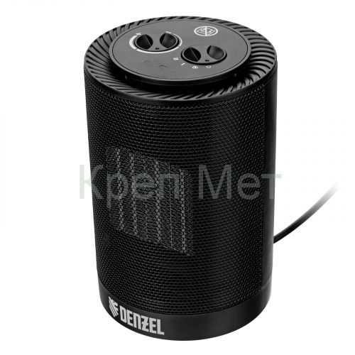 Тепловентилятор керамический DTFC-1200S, вращение, 3 реж., вент., нагрев 600/1200 Вт Denzel