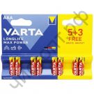 VARTA LR03-5+3 BL LONGLIFE MAX POWER (MAX TECH) (160)