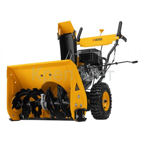 Бензиновая снегоуборочная машина SB 560 LP, 212 cc, электростартер, фара Denzel