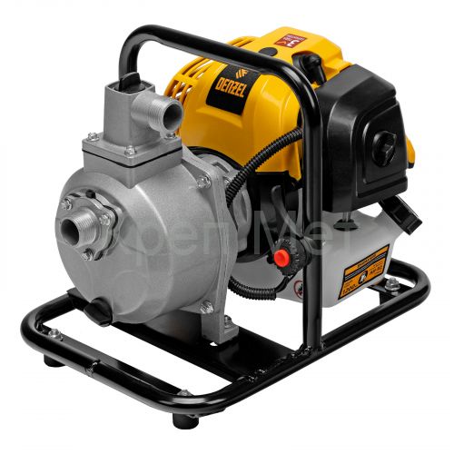 Мотопомпа бензиновая для чистой воды PX-25, 52 см3, 1", 170 л/мин, глуб 8 м, напор 30 м Denzel