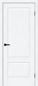 Межкомнатная Дверь ПЭТ Bravo Прима-12 White Silkwood 700x2000мм (Полотно+Коробка+5 Наличников) / Браво.