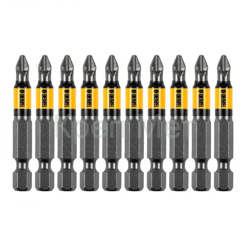 Бита PH2х50, сталь S2, цилиндр., 10 шт. Е 6,3 Denzel