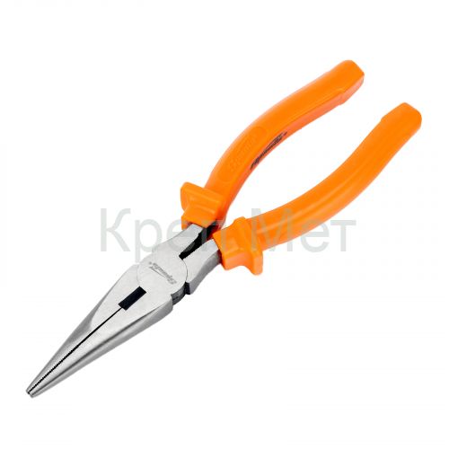 Длинногубцы прямые Classic, 200 мм, шлифованные, пластмассовые рукоятки Sparta