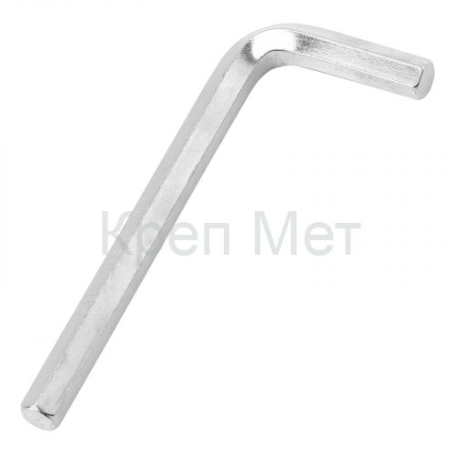 Ключ имбусовый HEX, 8 мм, 45x, закаленный, никель Сибртех